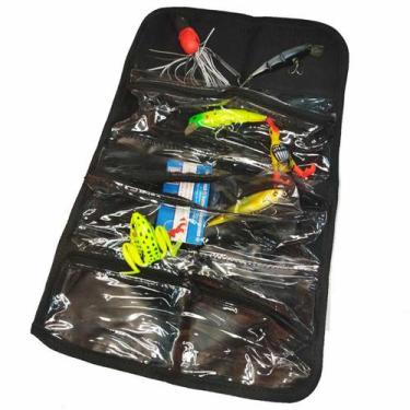 Imagem de Porta isca com 3 divisórias transparentes - BellaPesca, Preto
