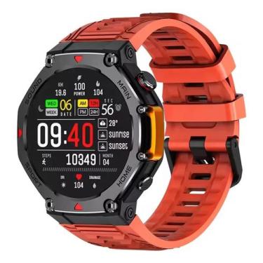 Imagem de Relógio smartwatch Mrex4 5 ATM A prova dágua Microwear Gps Sos Bússola