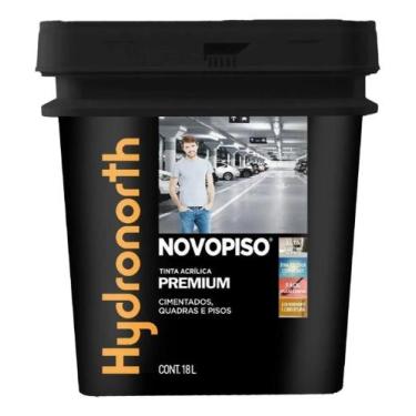 Imagem de Tinta Acrílica Piso Balde 18L - Todas Cores - Hydronorth, CINZA