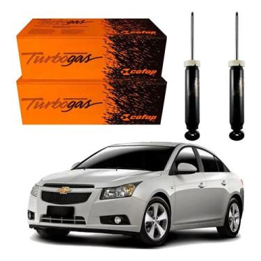 Imagem de Par Amortecedor Traseiro Cruze Sedan 1.8 2011 A 2016 - Cofap