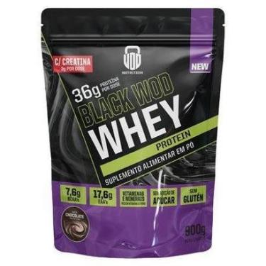 Imagem de Black Wod Whey Com 3g de Creatina por dose 900g - WOD NUTRITION-Unissex