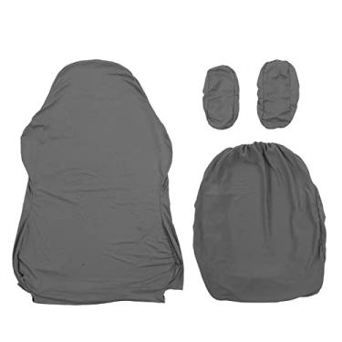 Imagem de Capa de Cadeira de Jogo Poliéster Macio Com Alta Elasticidade, Reforma Seu Quarto, Uso Versátil, Mobiliário, para Casa, Escritório (Cinza claro (esquerda: 9L3Z 1562187 GA,)