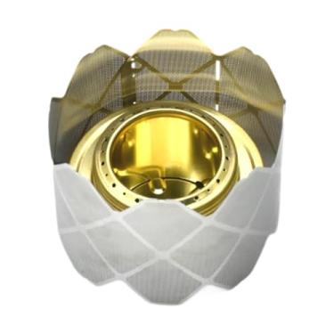 Imagem de Aymzbd Acampamento Fogão para O Pára - Do Fogão Dobrável Escudo de Vento Resistente, Churrasqueira de Pára - Ao Ar Livre para Cozinhar Caminhadas, Style B