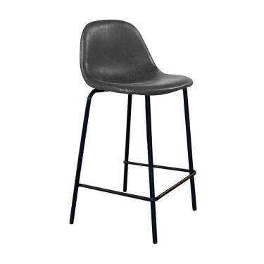 Imagem de Banqueta Base Baixa Tania Rivatti Móveis Preto