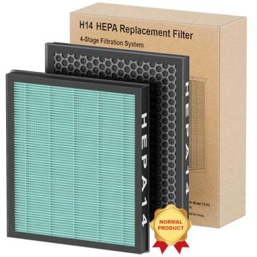 Imagem de FRESHDEW Substituição de purificador de ar, filtro de ar de alta filtragem adequado AP304 para poeira, pelos de animais de estimação, fumaça, pólen para quarto e escritório - versão padrão 2 peças