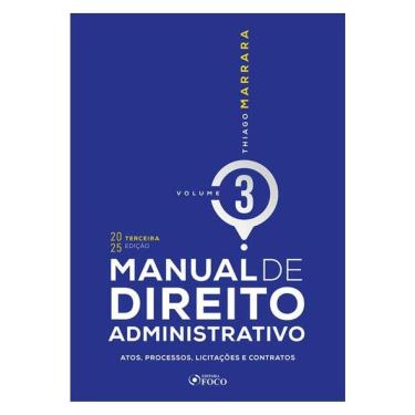 Imagem de Manual De Direito Administrativo - 3ª Ed 2025 - Volume 3