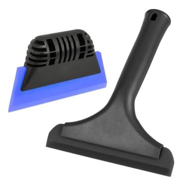 Imagem de Cotonlake Ferramenta de escurecimento de janela multiuso 15 cm rodo de limpeza de silicone 12,7 cm prático pequeno rodo de janela de borracha lâmina de água automática para para-brisas de carro