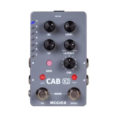 Imagem de MOOER Cab X2 Dual Footswitch Sim Ir Loading Stereo Cabinet Simulação Pedal Com 14 Slots De Predefinições Suporte Para Edição Software