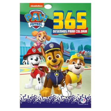 Imagem de Livro Infantil Patrulha Canina - 365 Desenhos Para Colorir