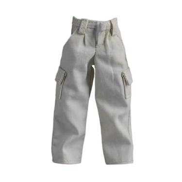 Imagem de Almencla Conjuntos de Vestuário para Bonecos de ação 1/12, Roupas para Bonecas, Calças E Vestidos em Miniatura, Branco
