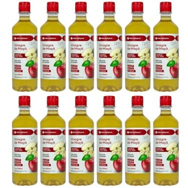 Imagem de KIT 12X Vinagre de Maça com 5,5% de Acidez 530ml - Macrophytus