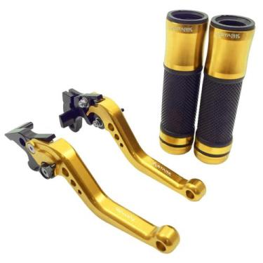 Imagem de Kit Manete Manopla Esportivo Intruder Yes 125 Gsr 125 150i Riva Choppe