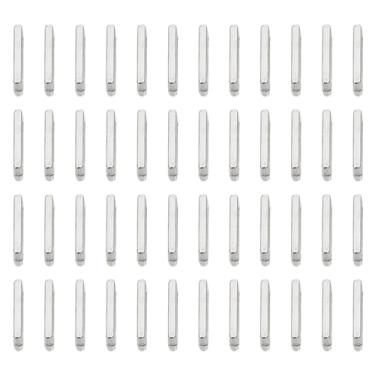 Imagem de Shapenty Berloques espaçadores de letras deslizantes de metal de liga de prata antiga para artesanato, pulseira, colar, pingente de chaveiro, joias, Natal, Ação de Graças, lembrancinhas de casamento