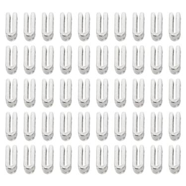 Imagem de Shapenty Berloques espaçadores de letras deslizantes de metal de liga de prata antiga para artesanato, pulseira, colar, pingente, chaveiro, joias, Natal, Ação de Graças, lembrancinhas de casamento