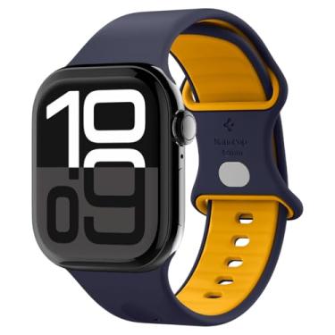 Imagem de Spigen Nano Pop Pulseira para Apple Watch Compatível com Series 11/10 42mm, 9/8/7 41mm, SE3/SE2/SE/6/5/4 40mm, 3/2/1 38mm - Azul Mirtilo