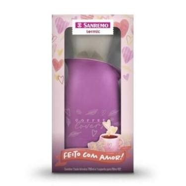 Imagem de CJ Bule 700ML+ Supo P/ Filt Cafe TAM 102 - Sanremo, Roxo