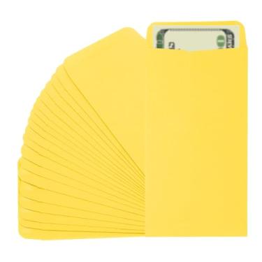 Imagem de PATIKIL Envelope para dinheiro, pacote com 25 envelopes de dinheiro de 16,5 cm x 8,9 cm, sacos para dinheiro, carta de desafio de economia de orçamento, para moedas de presente, cheques, bilhetes