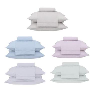 Imagem de Jogo de Cama Casal Percal 180 Fios Buddemeyer Basic Percalle 100% Algo