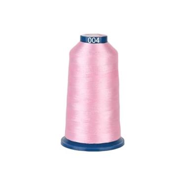 Imagem de RICHWORD Linha de bordado de poliéster 4000M (4374Y) 40WT para várias agulhas comerciais e máquina de bordar de agulha única rosa 0004