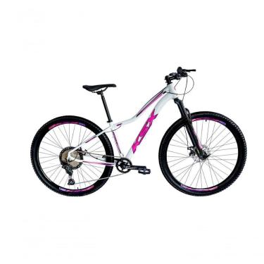 Imagem de Bicicleta Aro 29 Ksx Sd7 Feminina 12v Garfo Com Trava K7 11/50 Freios Hidráulicos Kit 1x12 - Branco/rosa/violeta Tam. 17