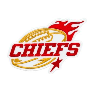 Imagem de Siam Accs Rugby Fans Chiefs Football Stars Patch bordado time favorito dos fãs de futebol americano, passar a ferro, costurar para roupas, mochilas, jeans, motocicleta, costurar, jaquetas
