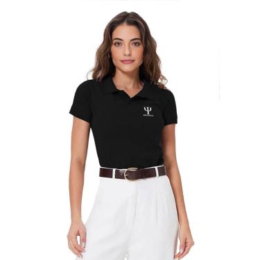 Imagem de Camisa Gola Polo Estampa Psicologia Piquet Feminino-Feminino