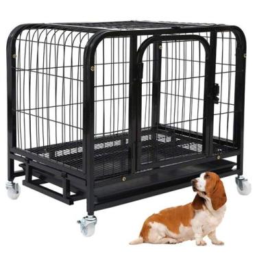 Imagem de Gaiola Pet Cao Gato Cachorro Pet Shop Canil Animal de Estimaçao Rodinh