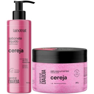 Imagem de Kit Sabonete Liquido + Sais Corpo E Rosto Labotrat Dia A Dia Cheiro De