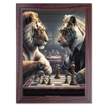 Imagem de Quadro Leão de Judá Família de Leões Leoa Filhotes moderno decorativo 