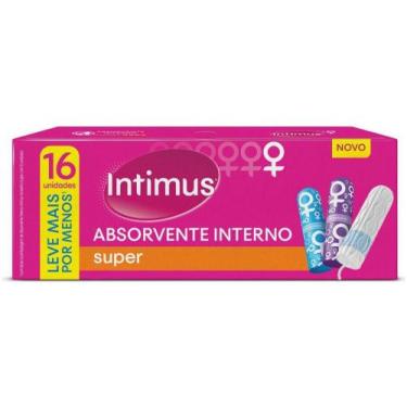 Imagem de Absorvente Interno Super - Intimus 16 Unidades, 16 Unidades