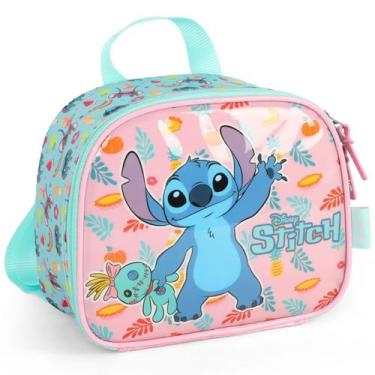 Imagem de Lancheira Escolar Infantil Térmica Disney Stitch LA41533SC, Rosa