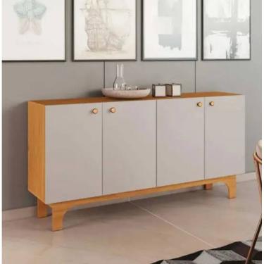 Imagem de Buffet Delícia 4 Portas JCM Movelaria - Cinamomo/Off