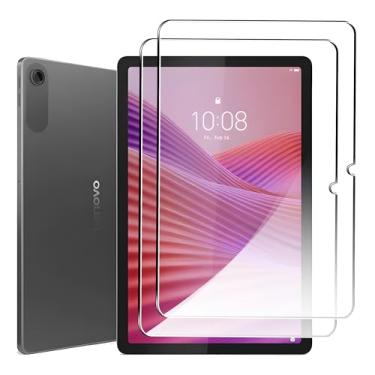 Imagem de Fhyeugfy Protetor de tela projetado para tablet Lenovo Tab 10,1'' 2025, filme de vidro temperado, HD transparente, antiarranhões, sem bolhas (pacote com 2)