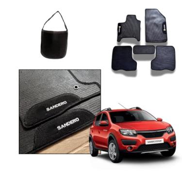 Imagem de Jogo Tapete Automotivo Personalizado Borracha (SANDERO 2017 2018 2019 2020 2021 2022 2023 2024)