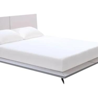 Imagem de Capa Para Colchão Casal Impermeável Anti Ácaro Cama Fácil De Limpar Branca Anti Bactéria Fungo