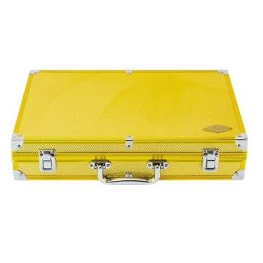 Imagem de ZzleoyuUUs-12 Caixa de charutos umidificador portátil caixa de exibição de charutos grande capacidade caixa de exibição de liga leve acessórios para charutos caixa de charutos portátil