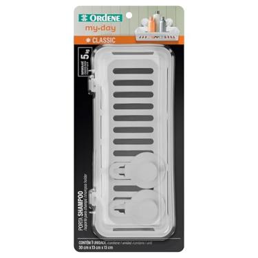 Imagem de Ordene - Suporte Plástico para Shampoo na Cor Branco, Linha MyDay