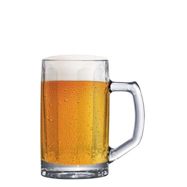 Imagem de Caneca de Vidro Brema M Canelada 330ml - Ruvolo