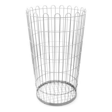 Imagem de Lixeira Aramado Cesto Galvanizada 100 Litros Jsn