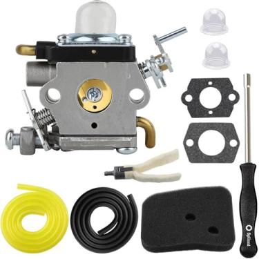 Imagem de Kit de linha de combustível do carburador 122HD45 para Husqvarna 122HD45 122HD60 Redmax CHT220 CHT220L Jonsered HT2223 HT2218 Aparador de cerca viva 523012401 596658301 carburador