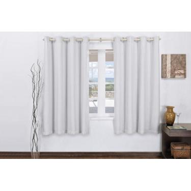 Imagem de Cortina Corta Luz Com Voal 2,00m X 1,70m Para Sala Quarto - Rose Jordã