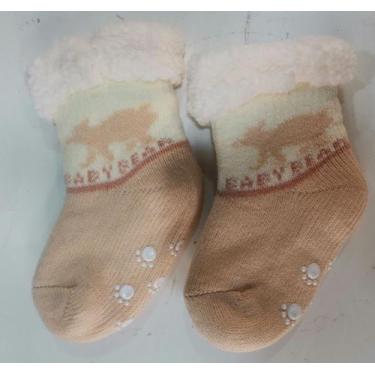 Imagem de Meia Térmica Pelúcia infantil Quente Inverno Grande forrada hh - HHW, 