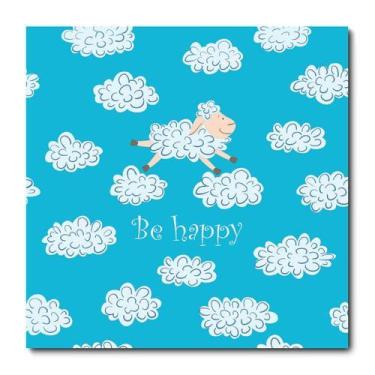 Imagem de Placa Decorativa - Be Happy - Infantil - 1467plmk - Allodi