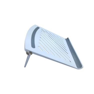 Imagem de Suporte para Notebook Ajustável em Alumínio, Base Ergonômica Elevada, Ventilada, Cor Prata