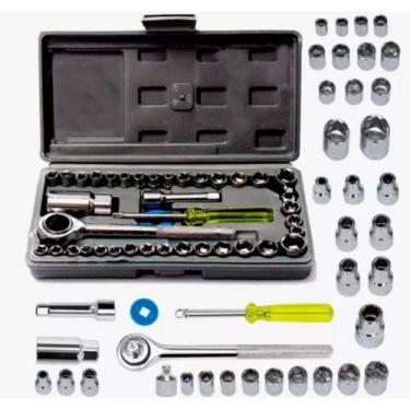 Imagem de Kit 40 Peças de Soquete Essencial no Dia a Dia Em Estoque - Atena