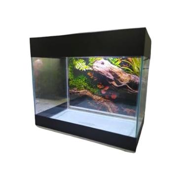 Imagem de Aquário Vision com Iluminação LED, Transparente, Vidro, 35x20x30 cm, 14 Litros, com Painel Decorativo - 110V