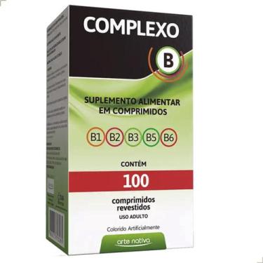 Imagem de Complexo B 100 Comprimidos Vitaminas B1 B2 B3 B4 B5 B6 Vitaminas Miner