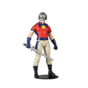 Imagem de McFarlane Toys Figura De Ação Dc Multiverse Peacemaker (Esquadrão Suicida) 7" Com Peça Construção King Shark E Acessórios