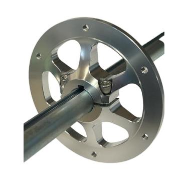 Imagem de Go Kart & Mini Bike Racing Sprocket Hub furo de 2,5 cm (para eixo de 2,5 cm, prata)