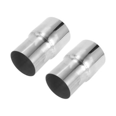 Imagem de Motoforti Adaptador de tubo de escape de mandril de 7 cm OD a 8.0 cm OD adaptador de tubulação de escapamento de carro redutor concêntrico adaptador de tubulação 5 polegadas/127 mm comprimento aço